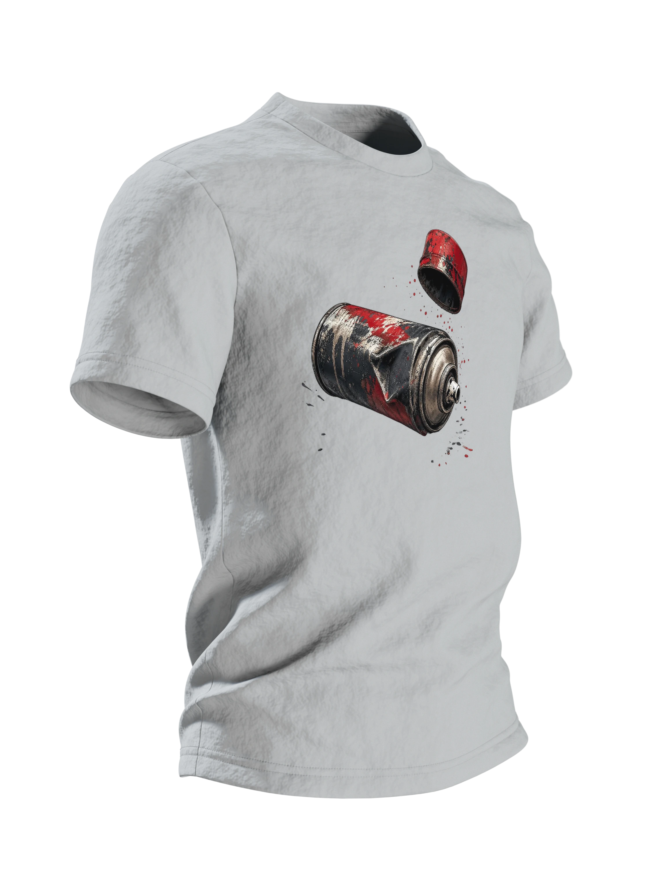 Sprühdose im Grunge Stil Premium Baumwoll T-Shirt