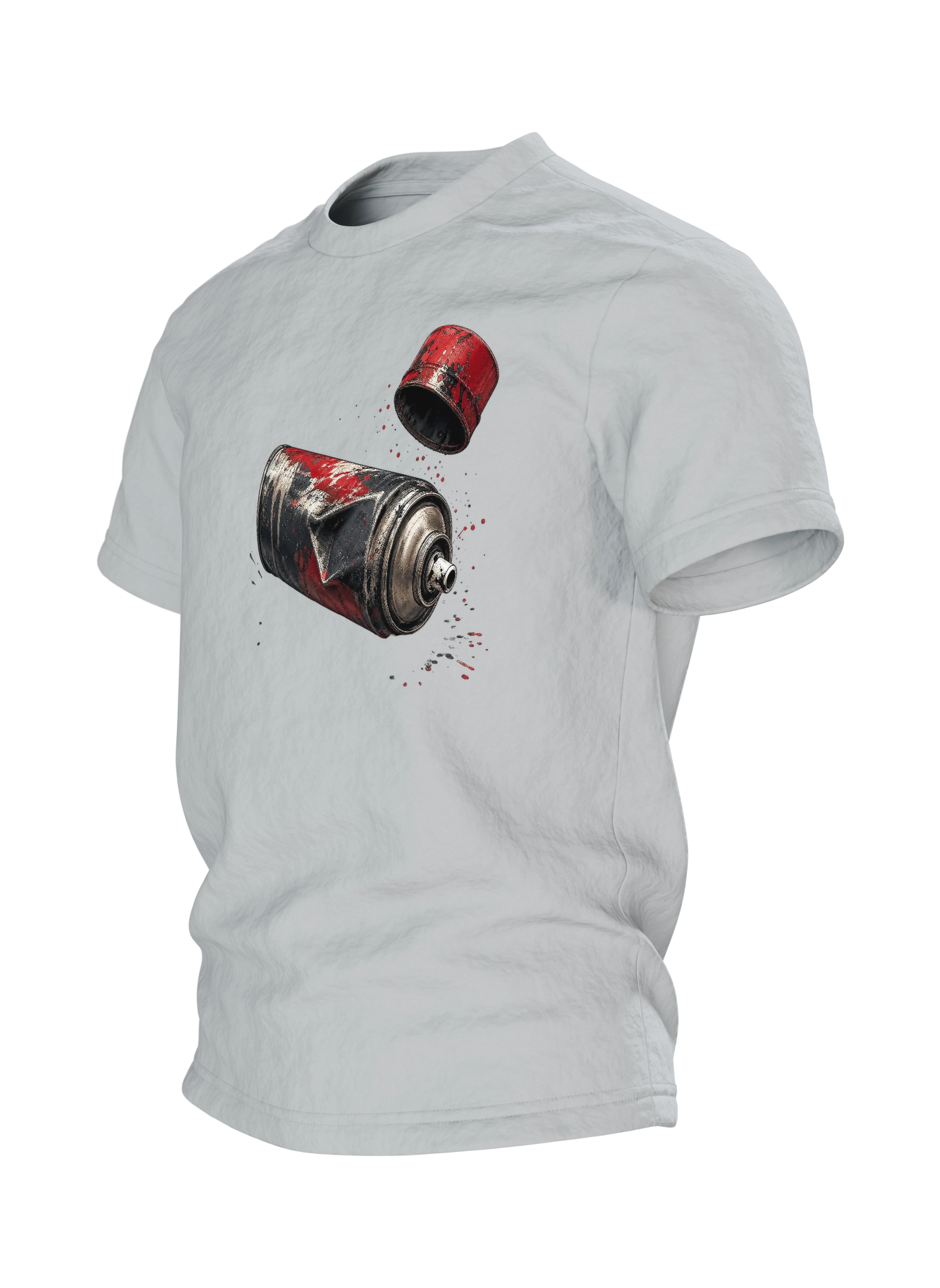 Sprühdose im Grunge Stil Premium Baumwoll T-Shirt