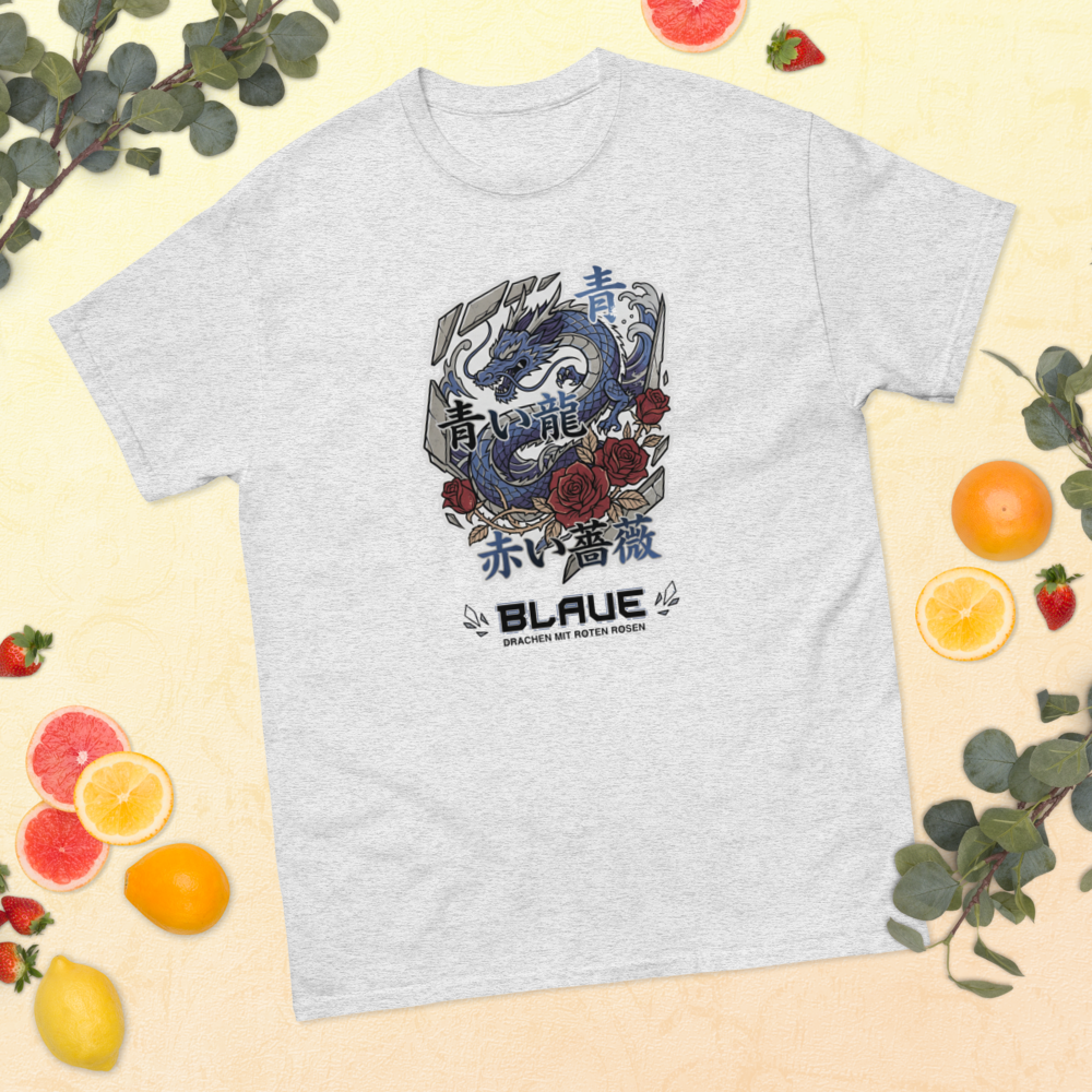 Blauer Drache T-Shirt