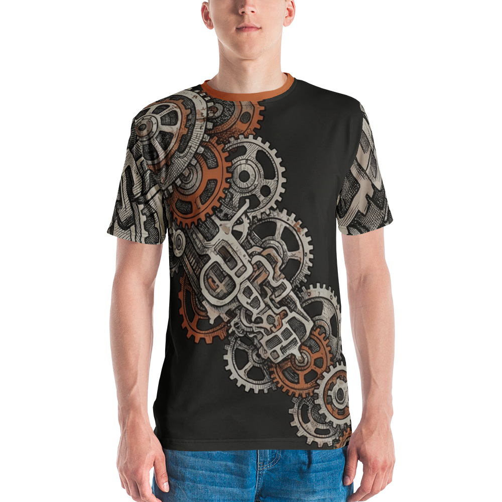 Steampunk Zahnräder T-Shirt – Vintage Mechanik