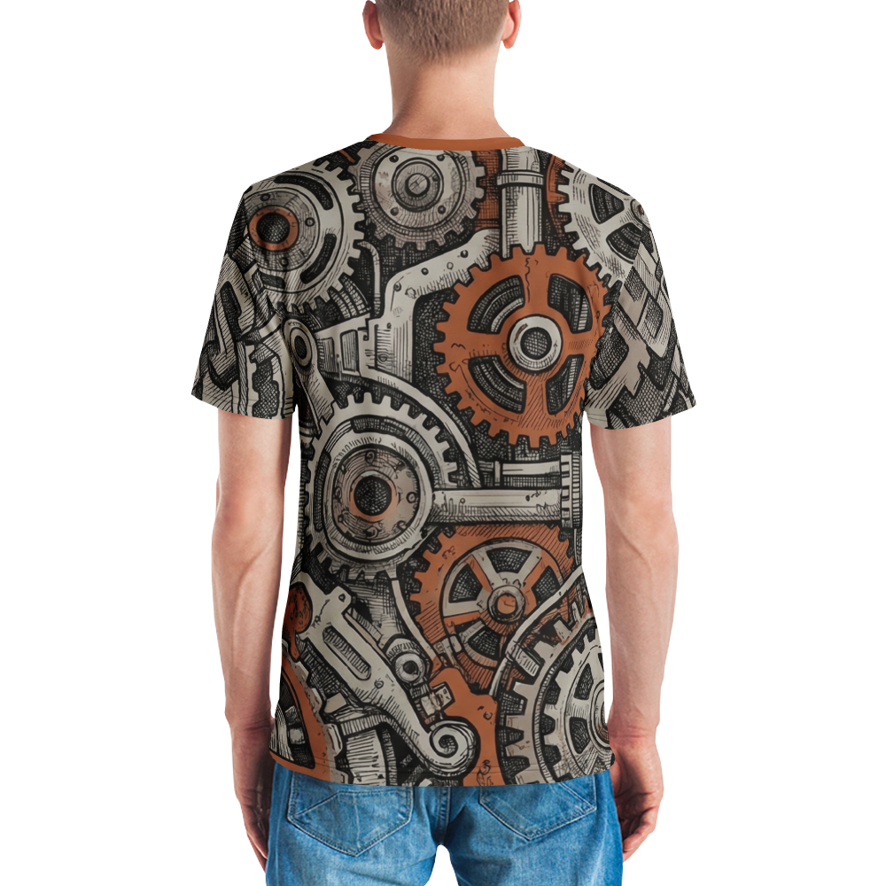 Steampunk Zahnräder T-Shirt – Vintage Mechanik