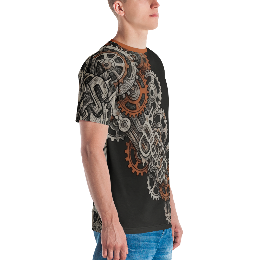 Steampunk Zahnräder T-Shirt – Vintage Mechanik