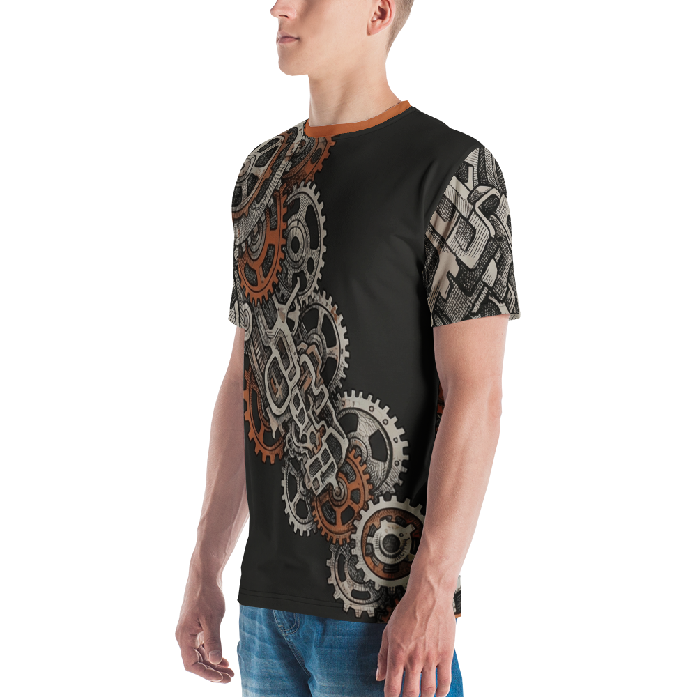 Steampunk Zahnräder T-Shirt – Vintage Mechanik