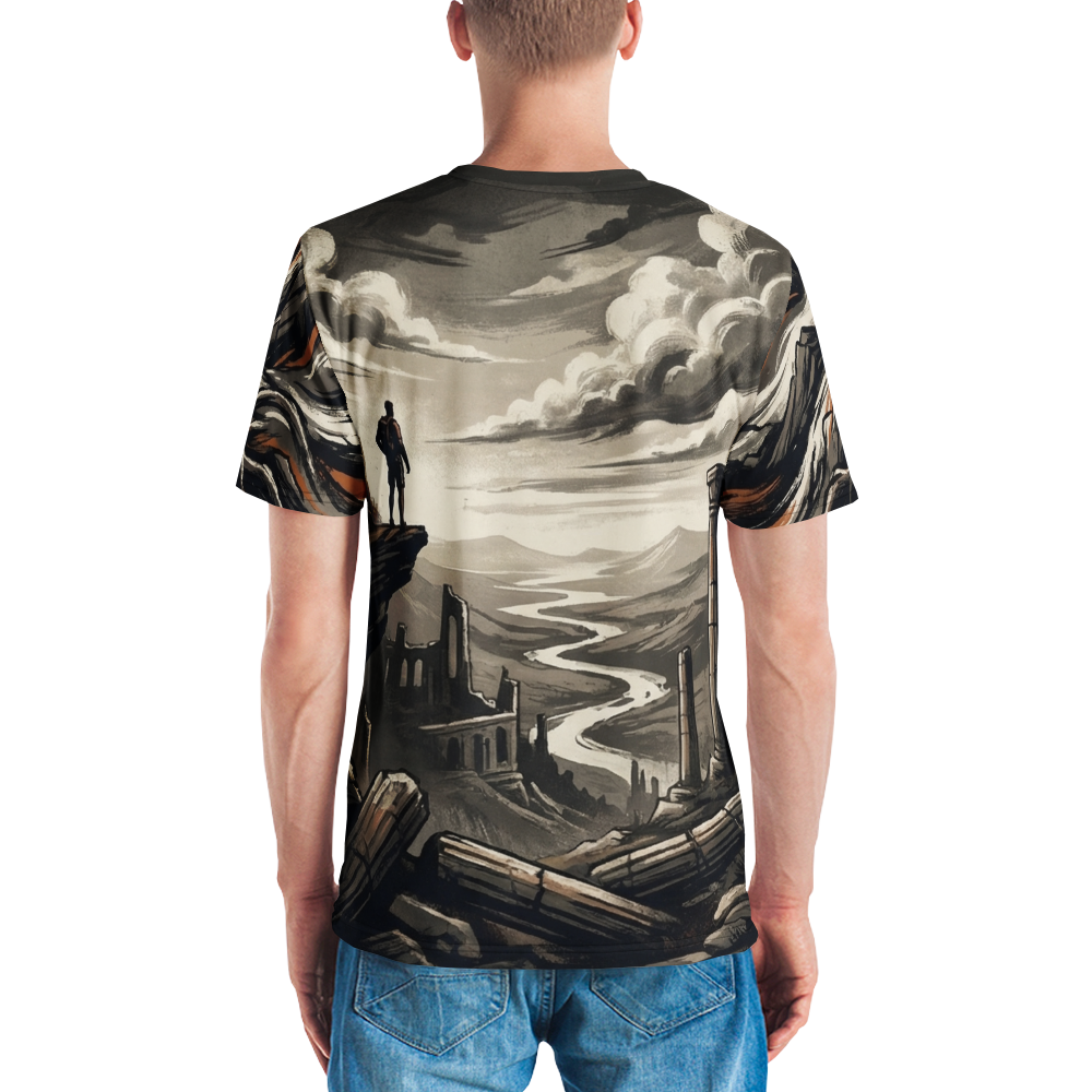 Trailrunning Abenteuer T-Shirt – Epische Landschaft — Ansicht 6