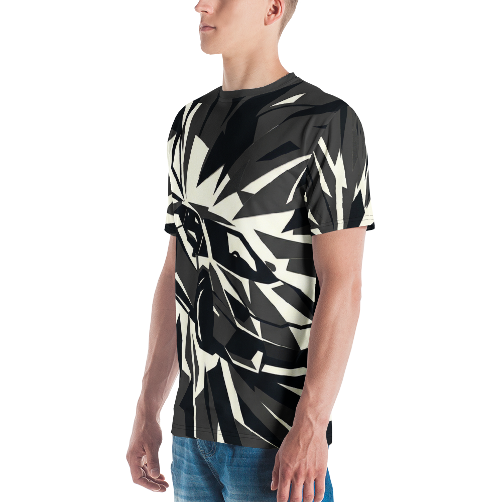 Polygon Sportwagen Shatter — Monochrom Explosion T-Shirt