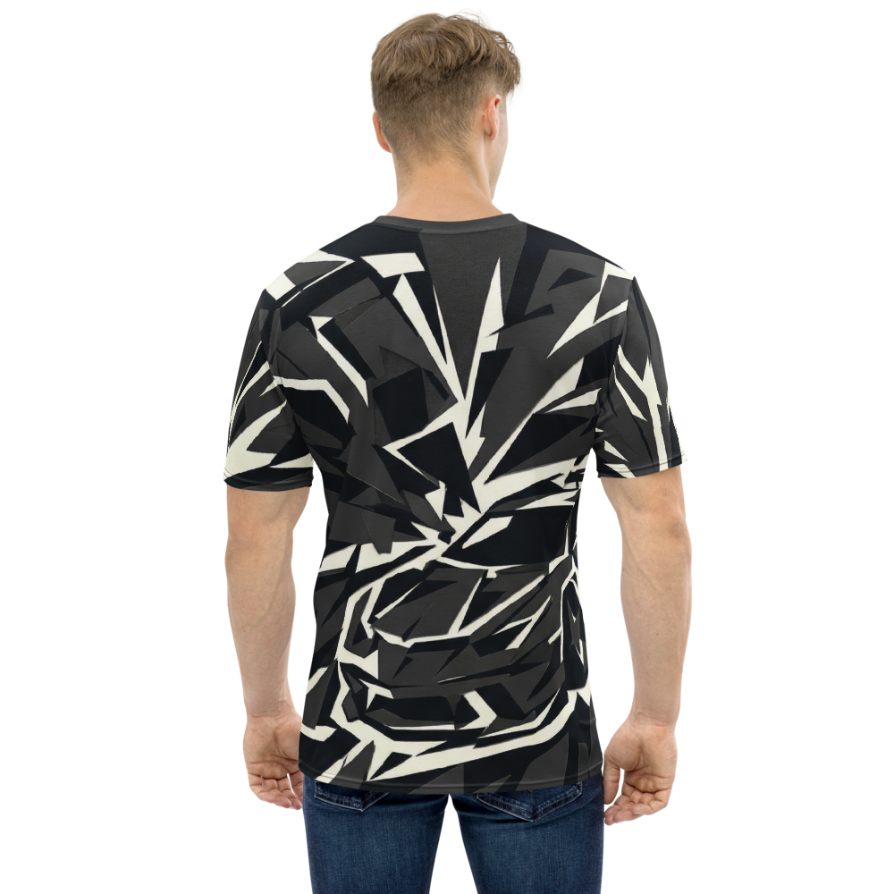 Polygon Sportwagen Shatter — Monochrom Explosion T-Shirt