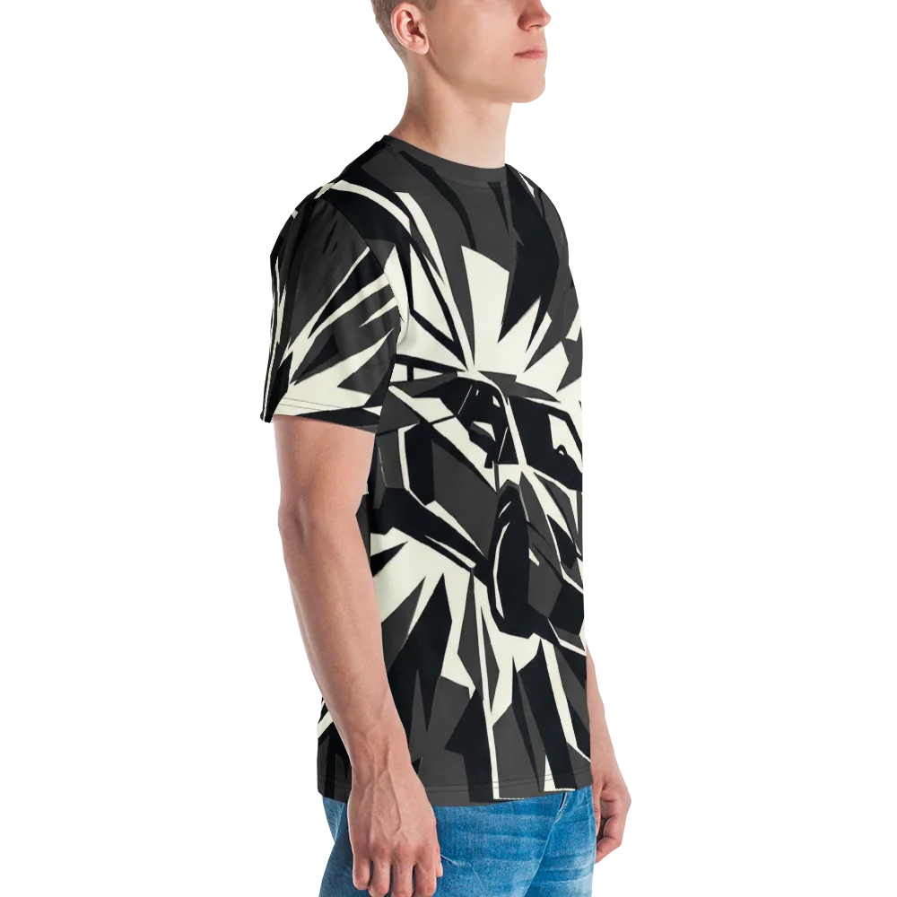 Polygon Sportwagen T-Shirt — Monochrom Shatter — Ansicht 6