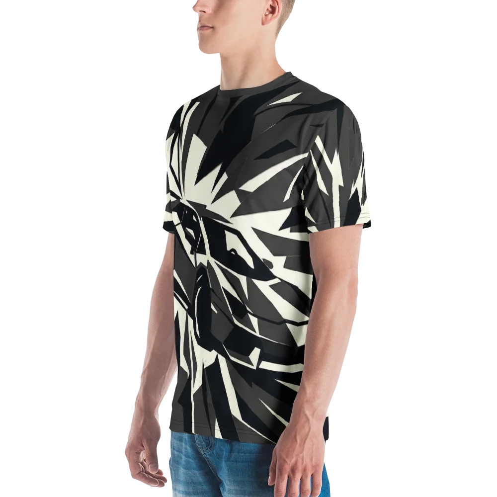 Polygon Sportwagen T-Shirt — Monochrom Shatter — Ansicht 5