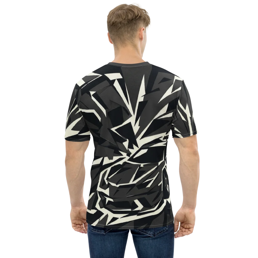Polygon Sportwagen T-Shirt — Monochrom Shatter
