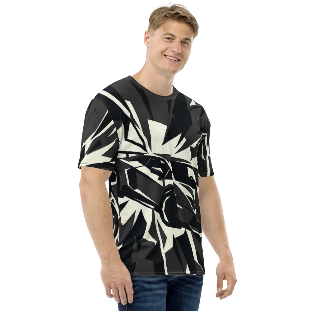 Polygon Sportwagen T-Shirt — Monochrom Shatter