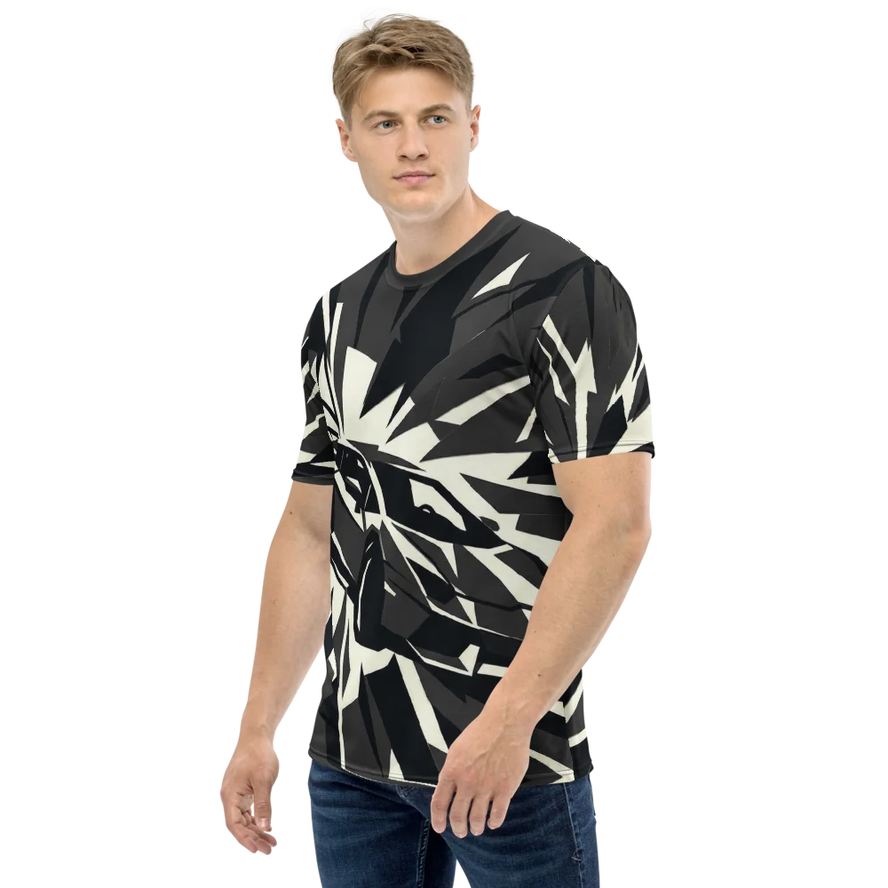 Polygon Sportwagen T-Shirt — Monochrom Shatter