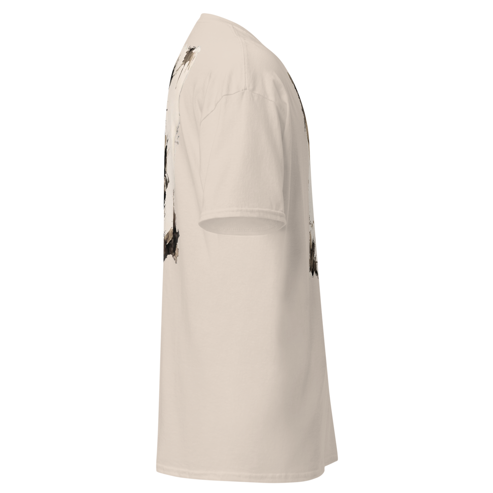 Abstrakte Schrift T-Shirt — Rechter Ärmel