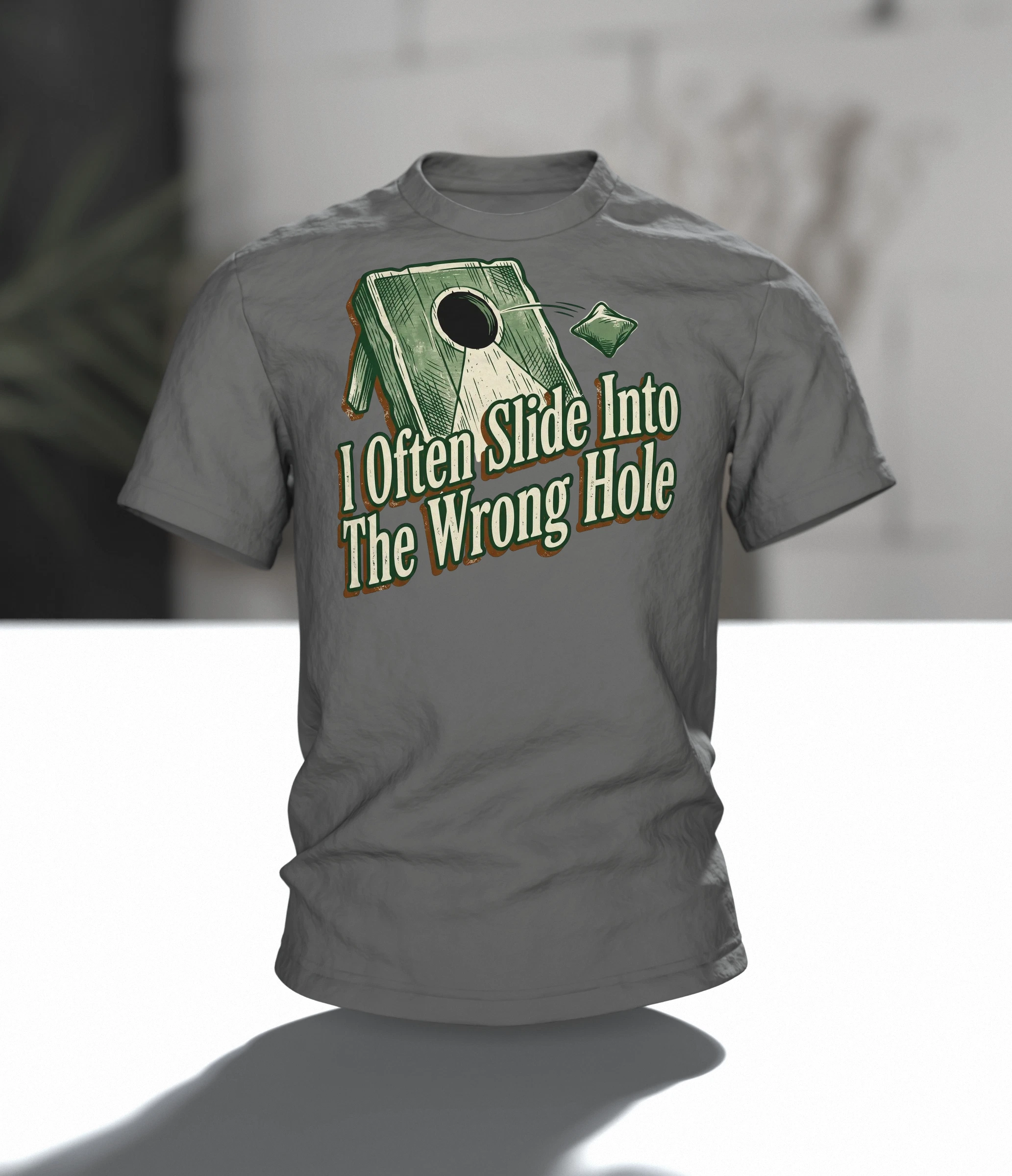 Unikat Design: Premium T-Shirt, Im Raum