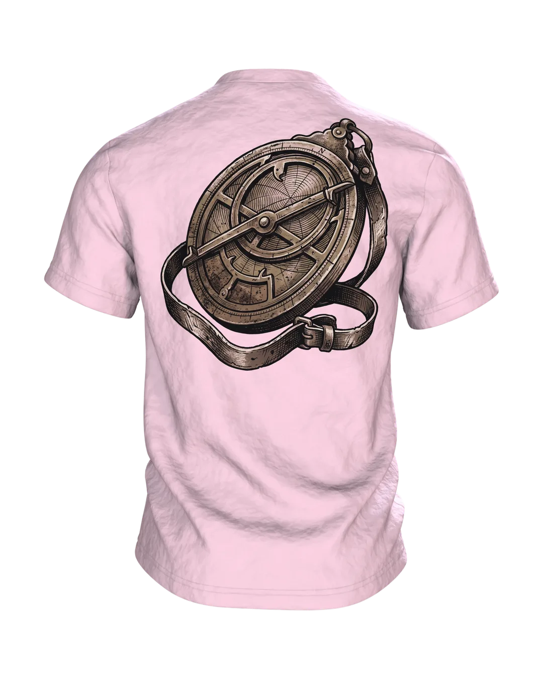 Dachs T-Shirt Holzschnitt Wildtier Naturkunde, Rückseite