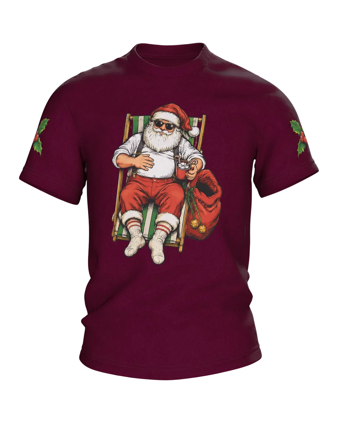Funny Santa T-Shirt: Santa's Day Off
