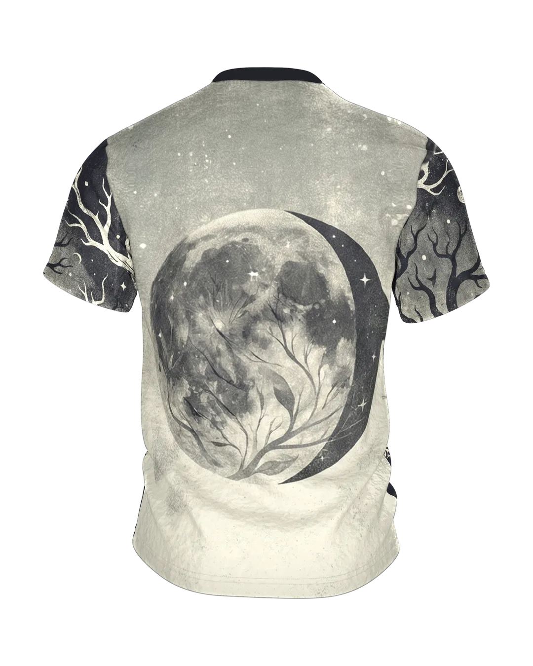 Einfache Formen Rundum-Shirt: Minimalistischer Vintage Look, Rückseite