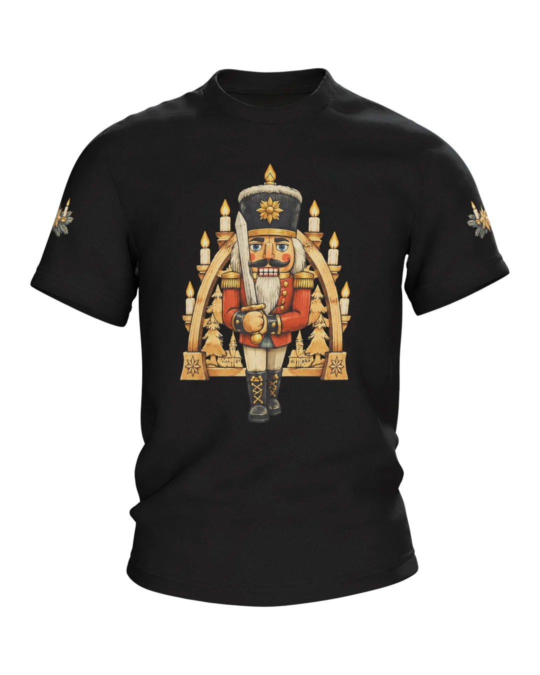 Nutcracker T-Shirt: Wooden Soldier at the Candle Arch