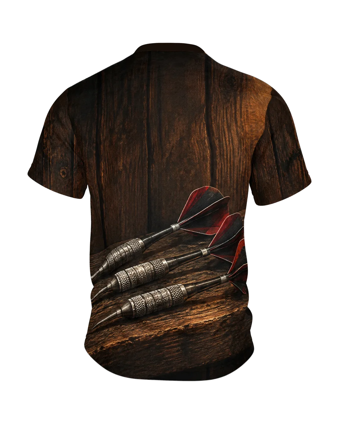 Dartboard Shirt: Bullseye on the Plank Wall, Back