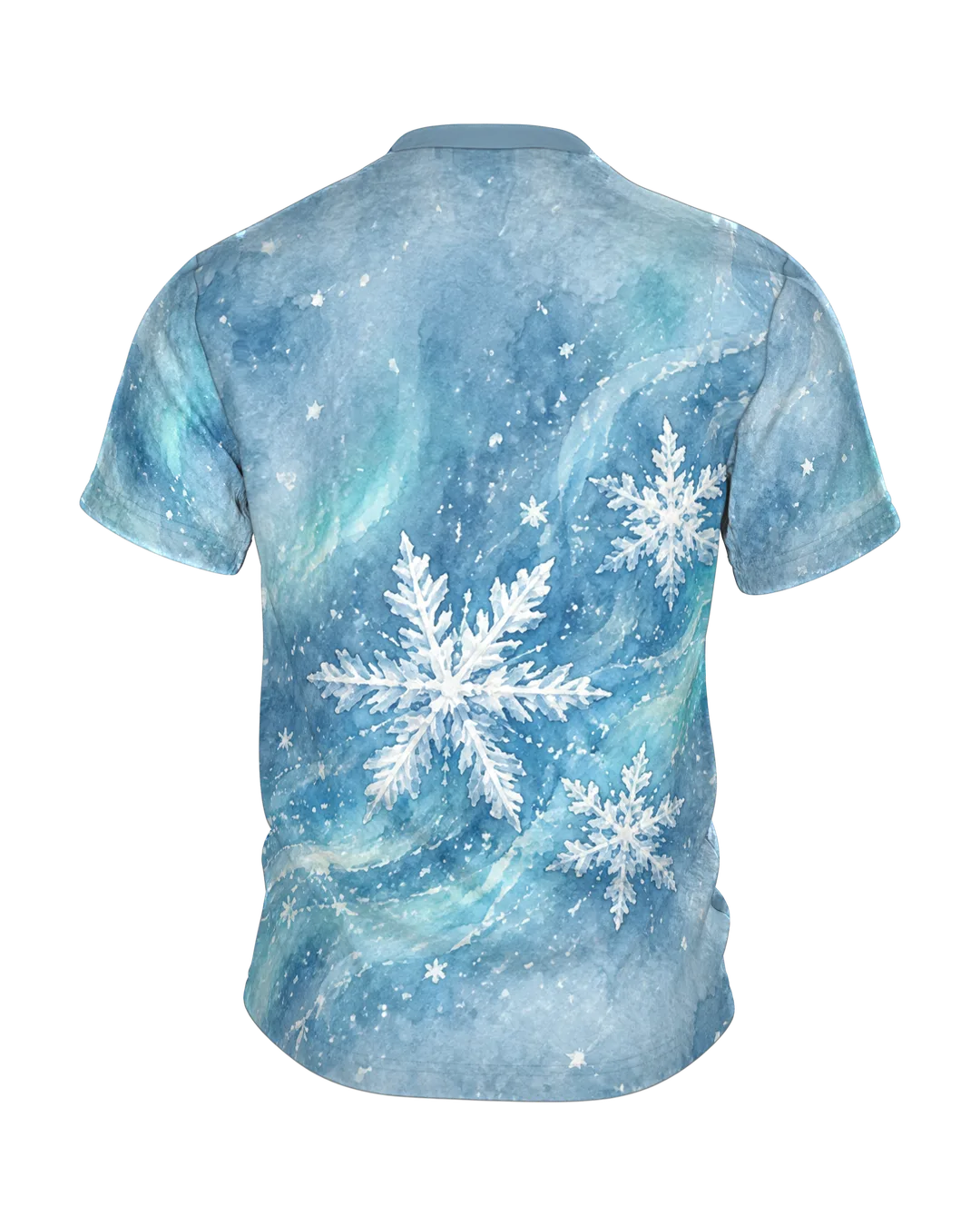 Eisbärfamilie T-Shirt: Drei Eisbären blicken zu dir auf, Rückseite
