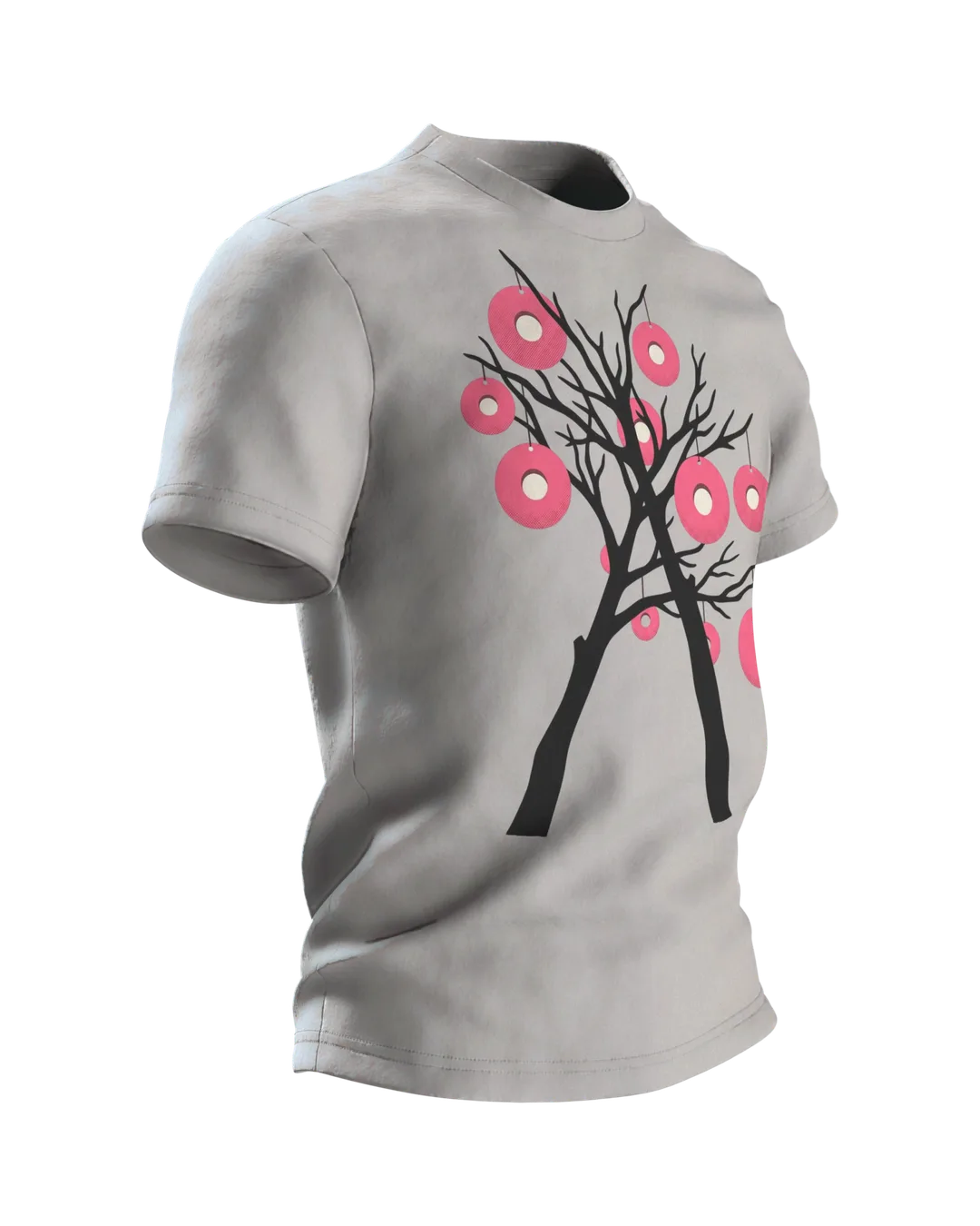 Märchenbaum Fleischwurst Motiv-Shirt: Surrealer Traum, Seitenansicht links