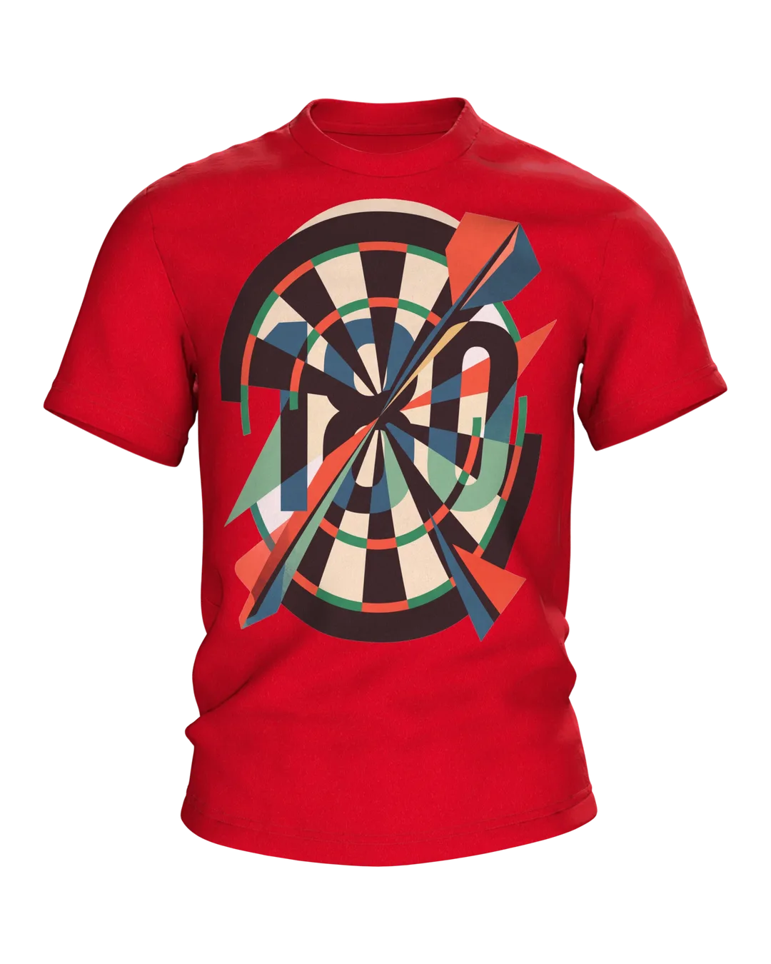 Darts Shirt 180: Board in Shards