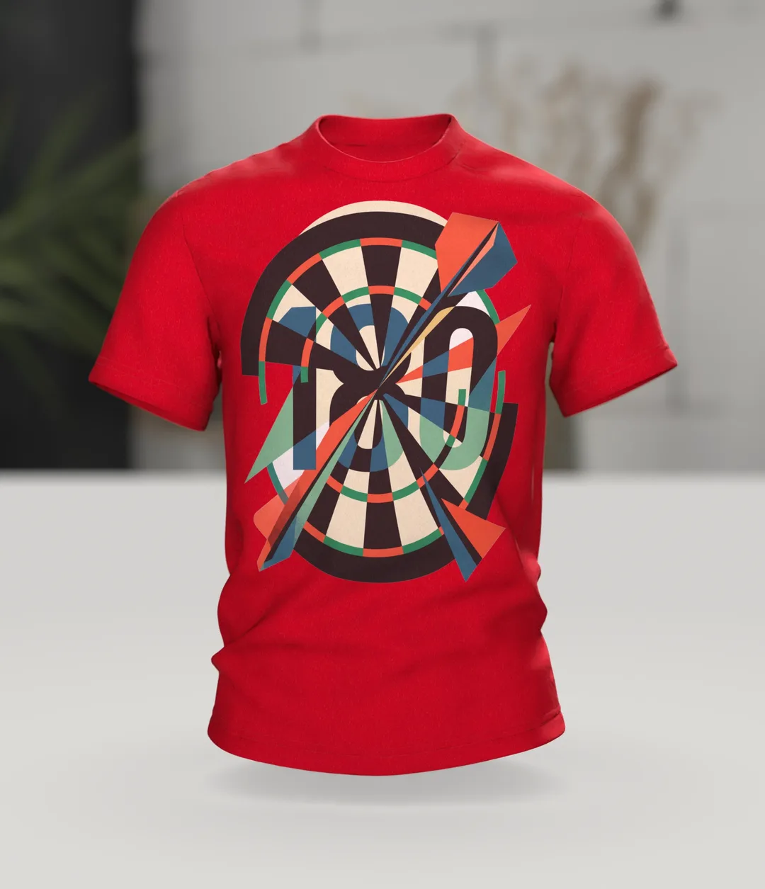 Darts Shirt 180: Board in Shards, In context