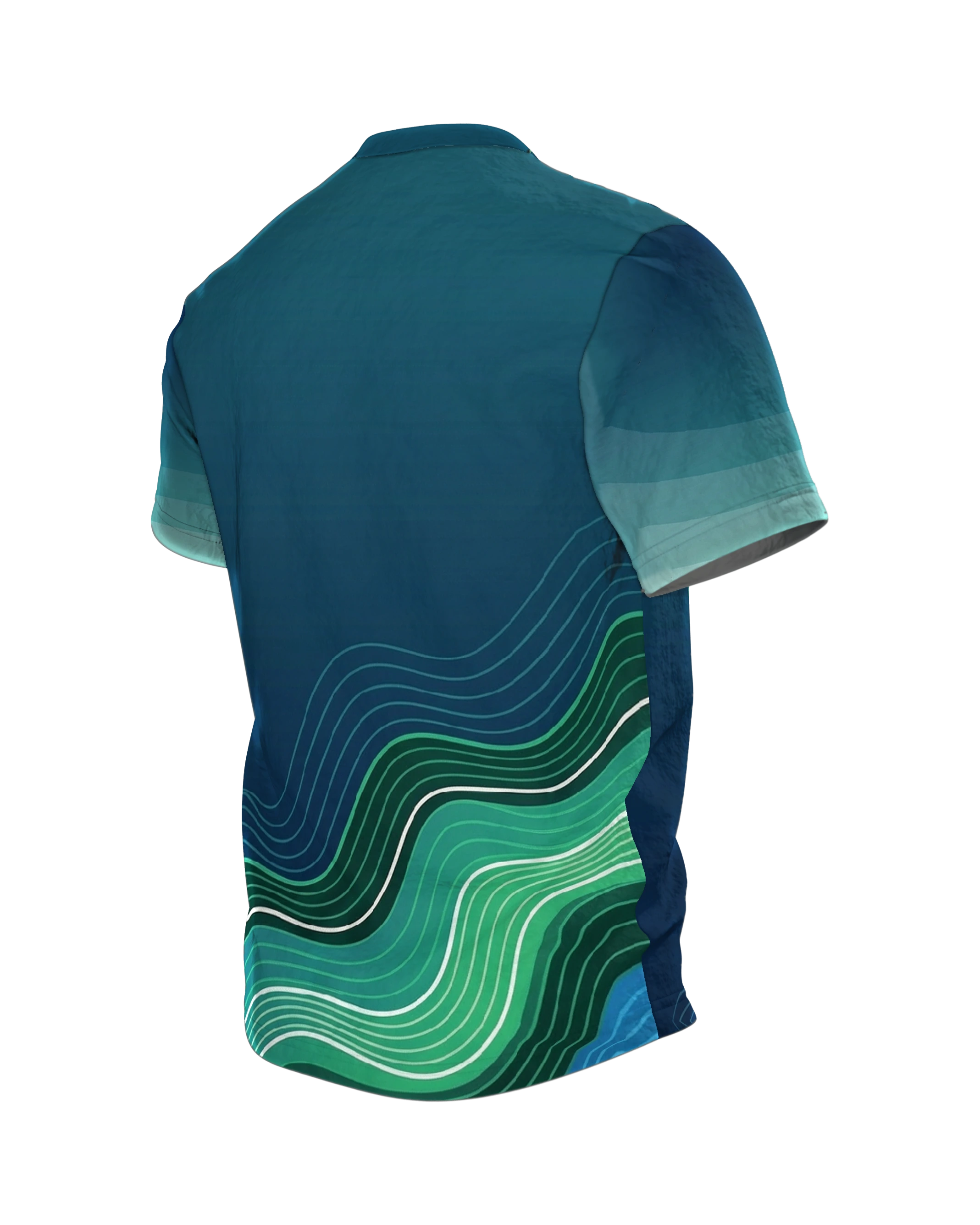 rennrad: Premium T-Shirt, Rückseite schräg links