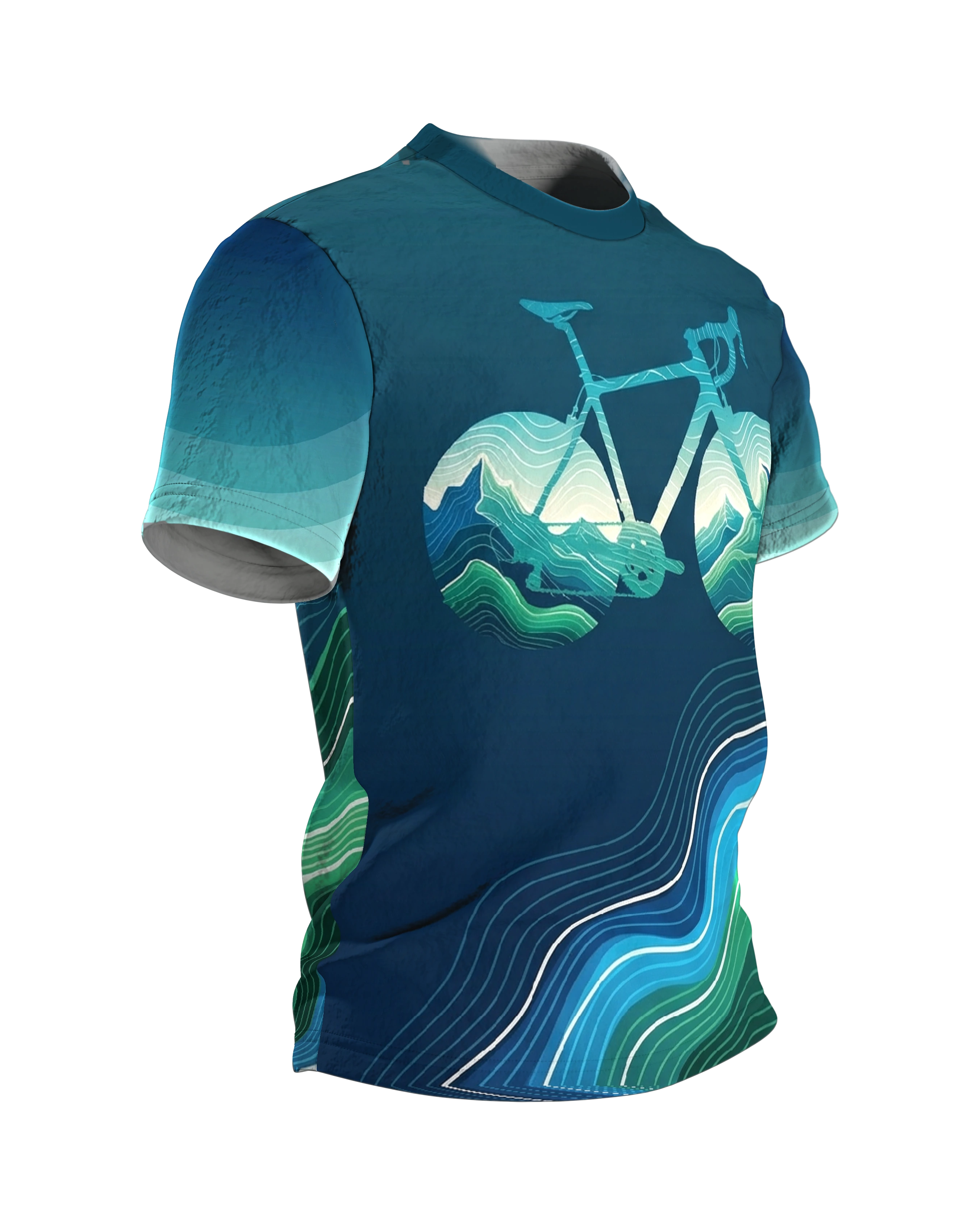 rennrad: Premium T-Shirt, Seitenansicht links