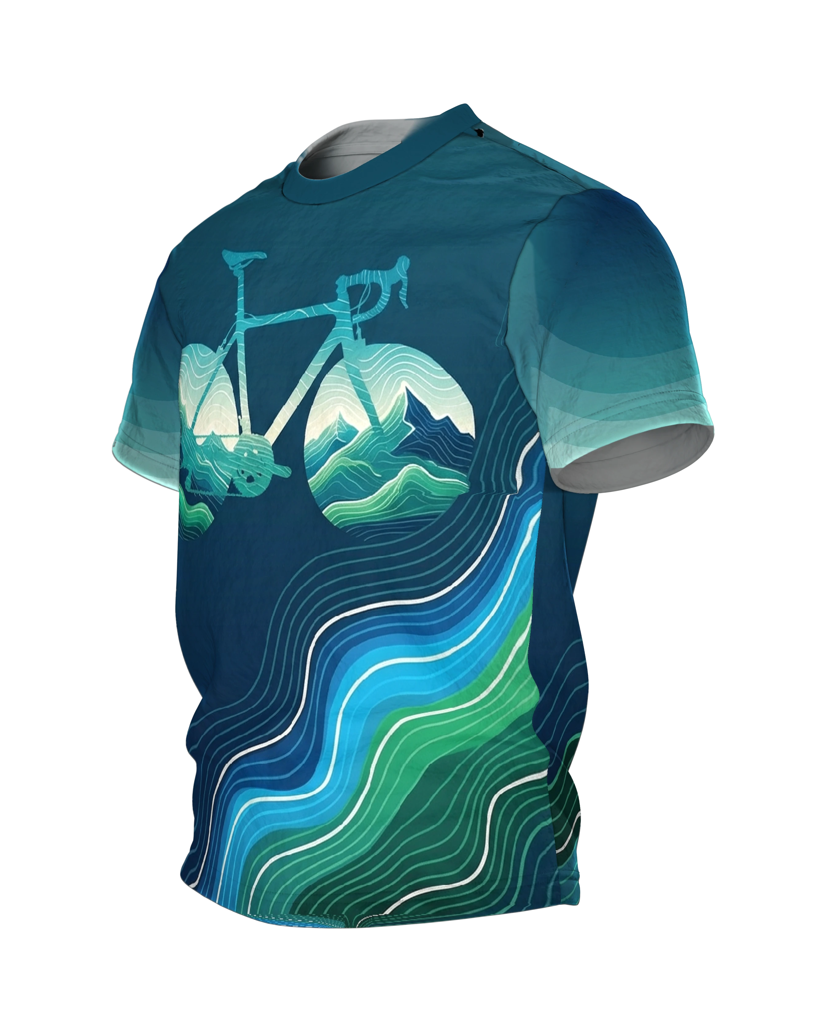 rennrad: Premium T-Shirt, Seitenansicht rechts