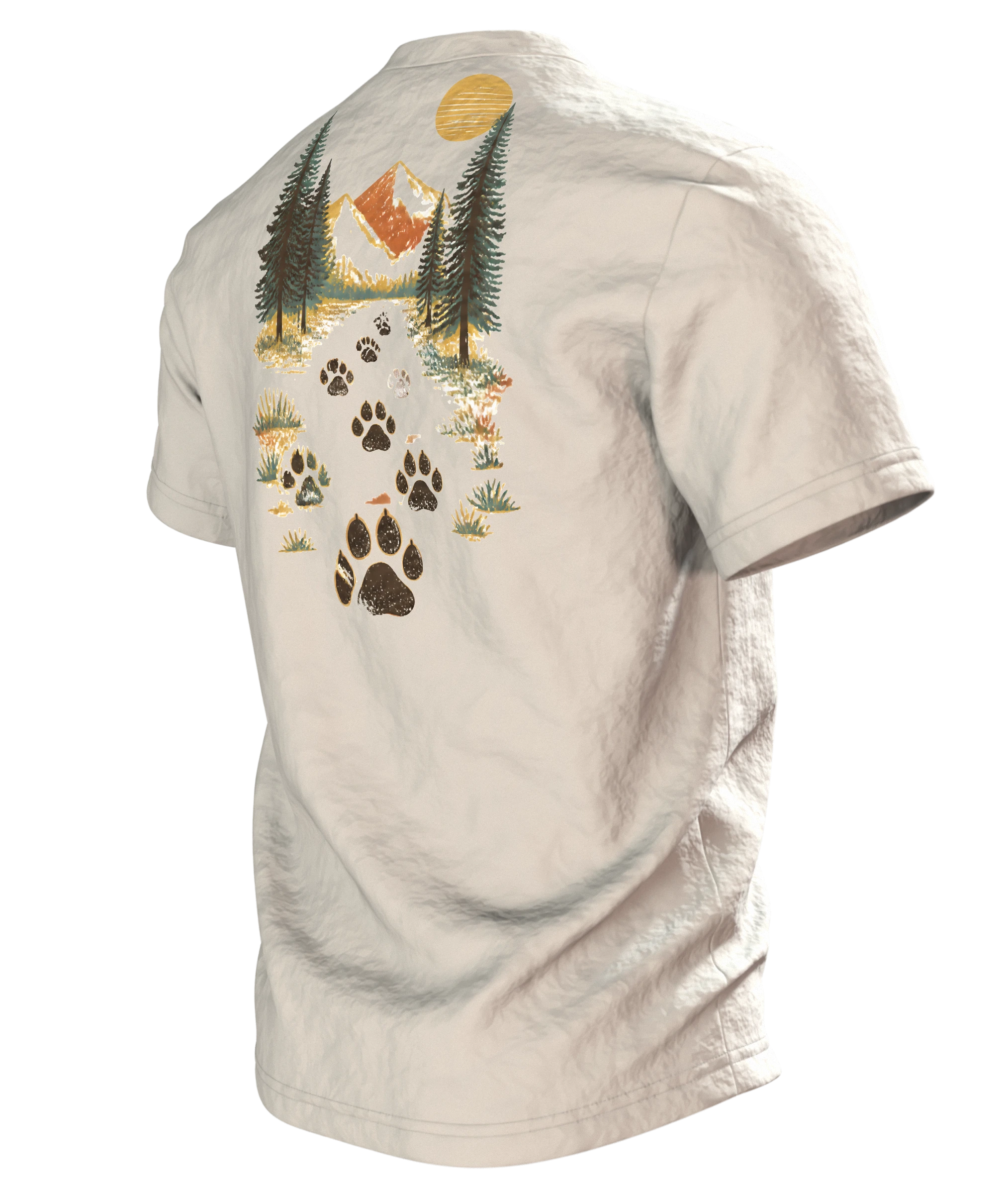 Hund Therapeut Spruch T-Shirt: Lustiges Vintage Dackel Design, Rückseite schräg links