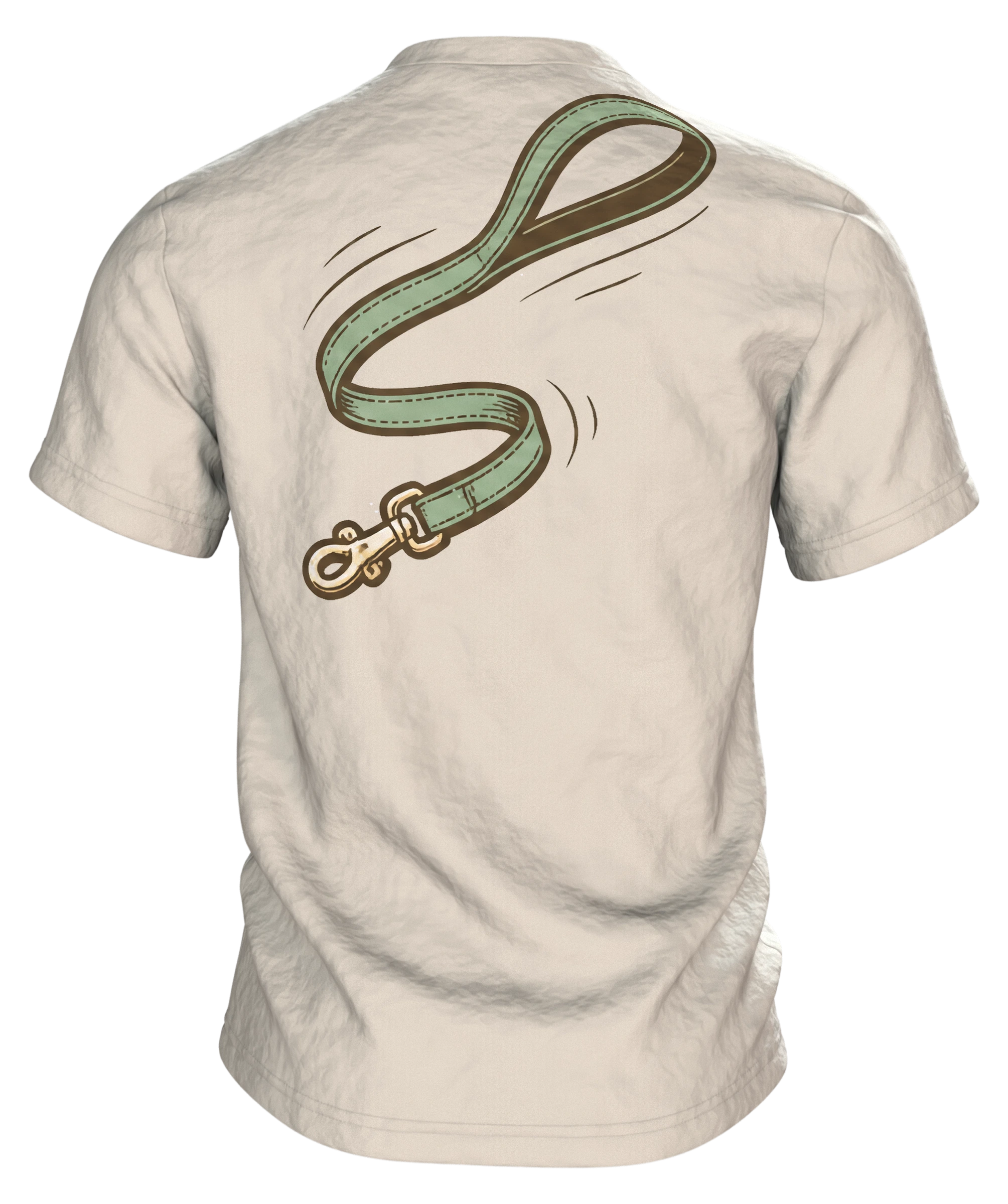 Hund Therapeut Spruch T-Shirt: Witziges Vintage Design, Rückseite