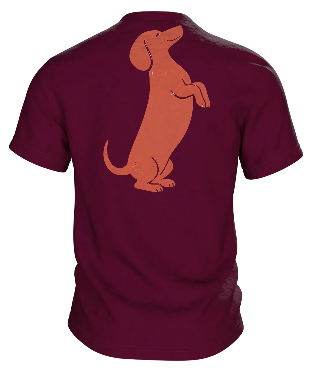 Hund Spruch 'Kein Therapeut' T-Shirt: Witziges Vintage Dackel Design, Rückseite
