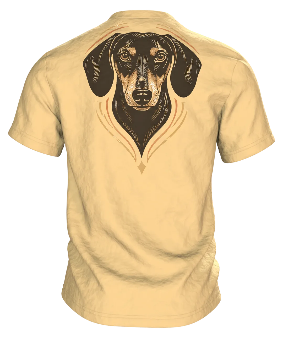 Hund Spruch Therapeut T-Shirt: Lustiges Vintage Design, Rückseite