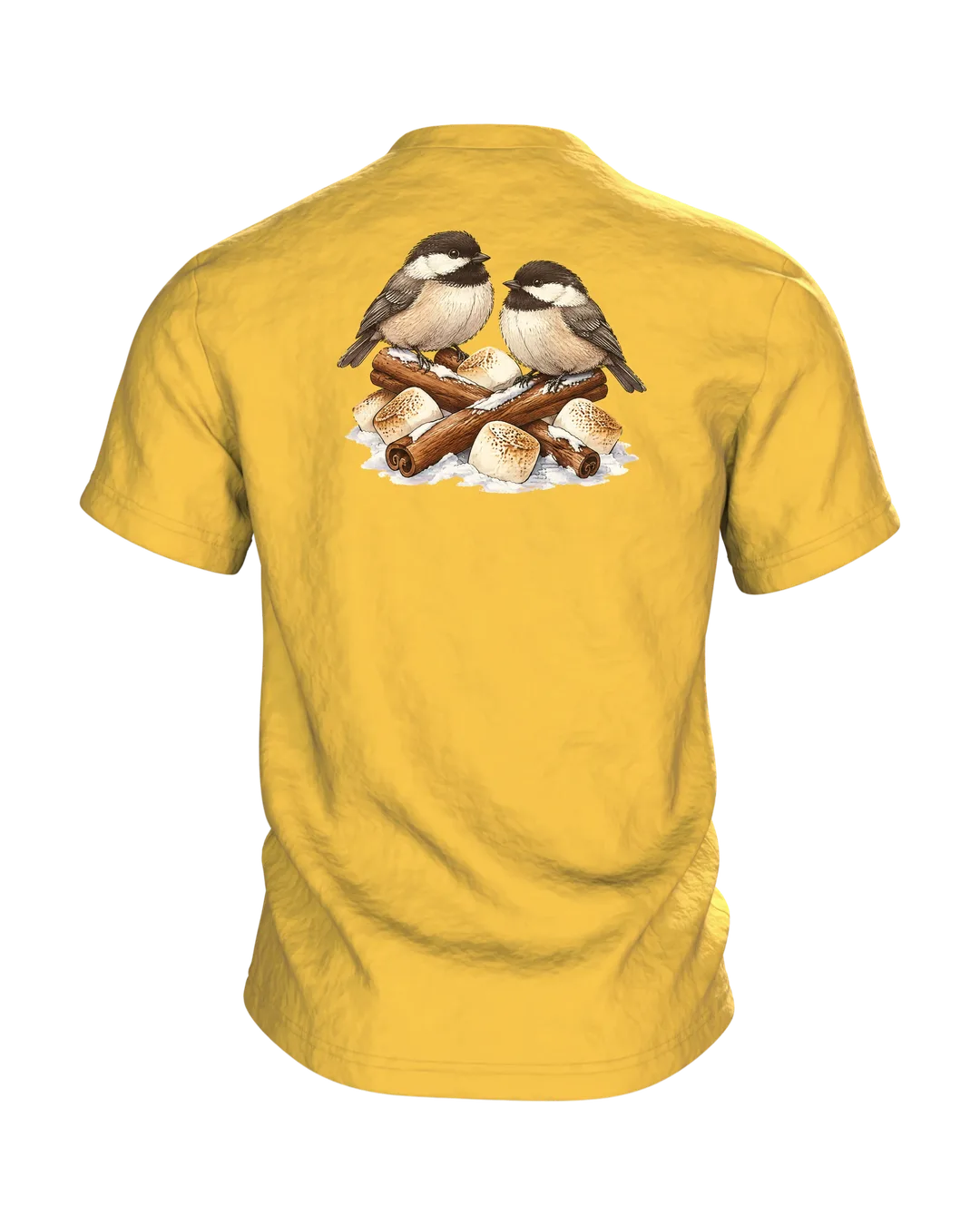 Elch mit Kakao T-Shirt, Entwurfsfassung, Rückseite