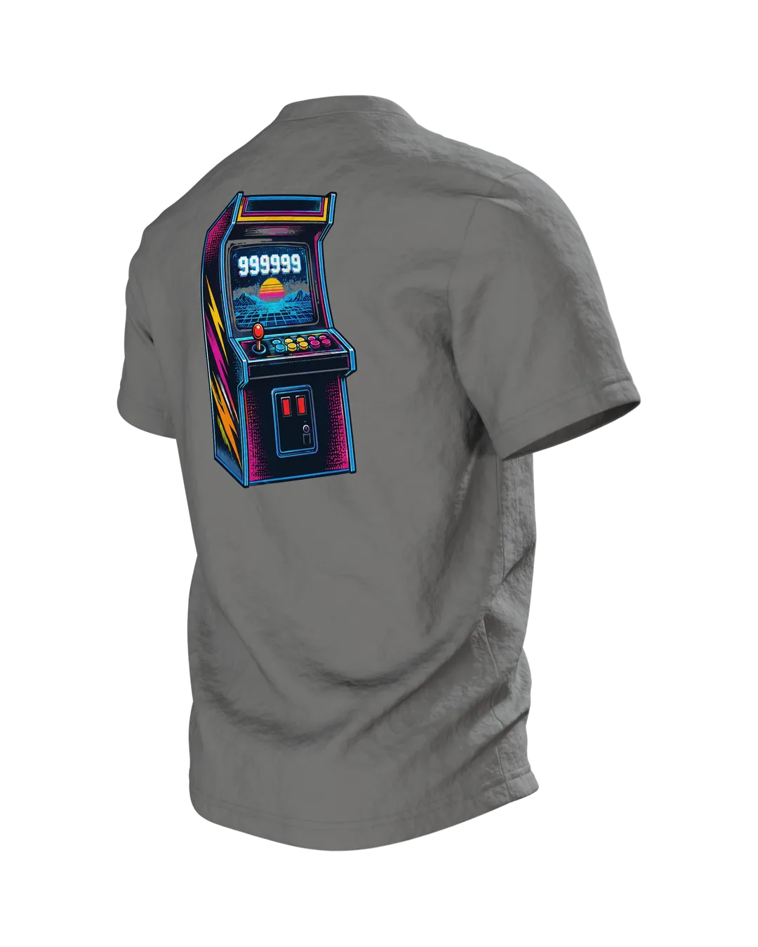 Pause ist für Anfänger Gamepad T-Shirt, Entwurfsfassung, Rückseite schräg links