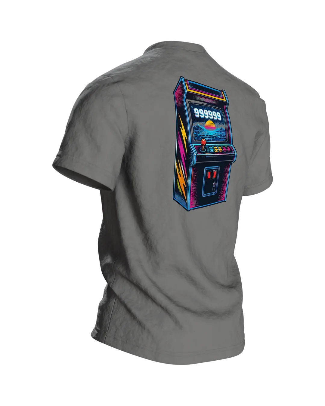Pause ist für Anfänger Gamepad T-Shirt, Entwurfsfassung, Rückseite schräg rechts