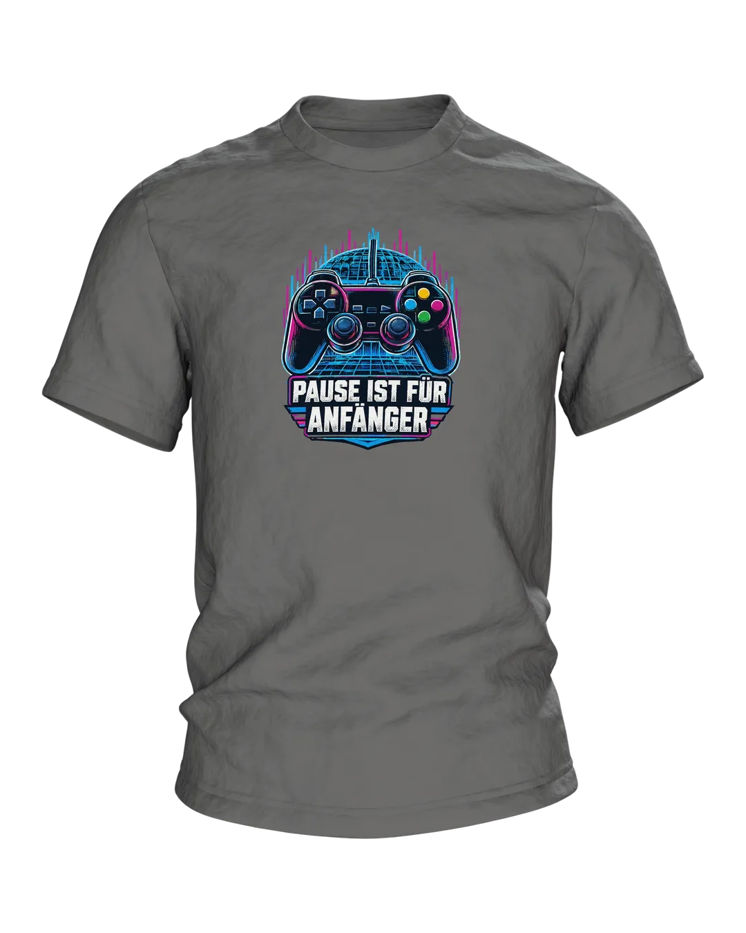Pause ist für Anfänger Gamepad T-Shirt, Entwurfsfassung