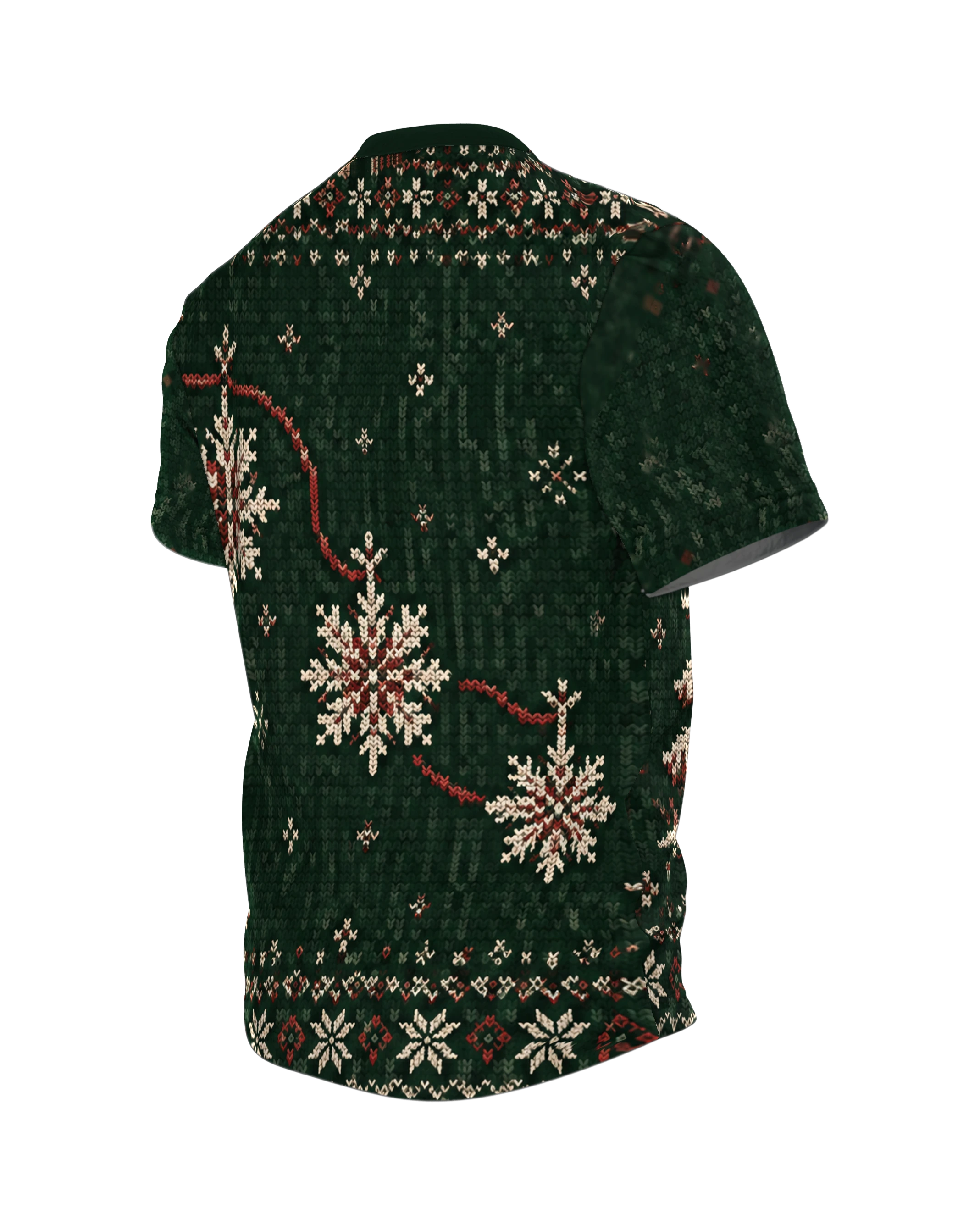 Abstract Design T-Shirt, Rückseite schräg links
