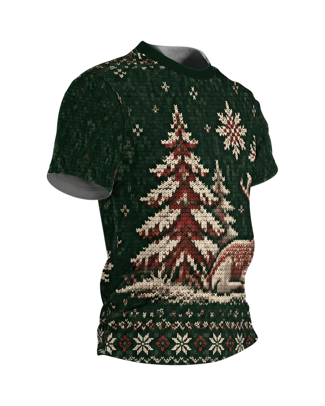 Abstract Design T-Shirt, Seitenansicht links