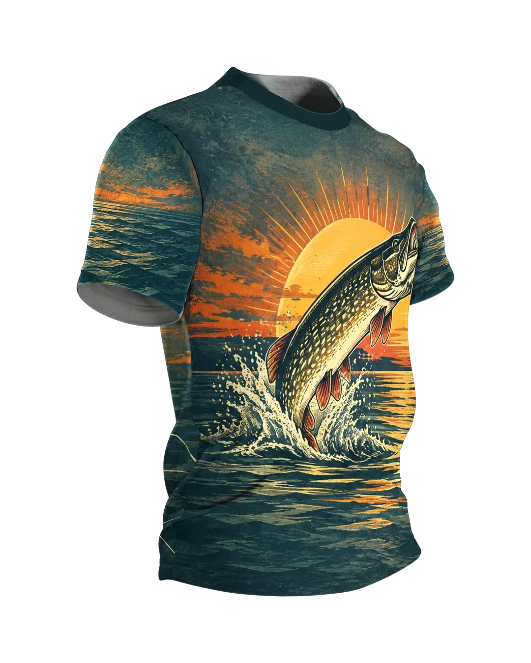 Unikat Design T-Shirt, Premium Unikat, Seitenansicht links
