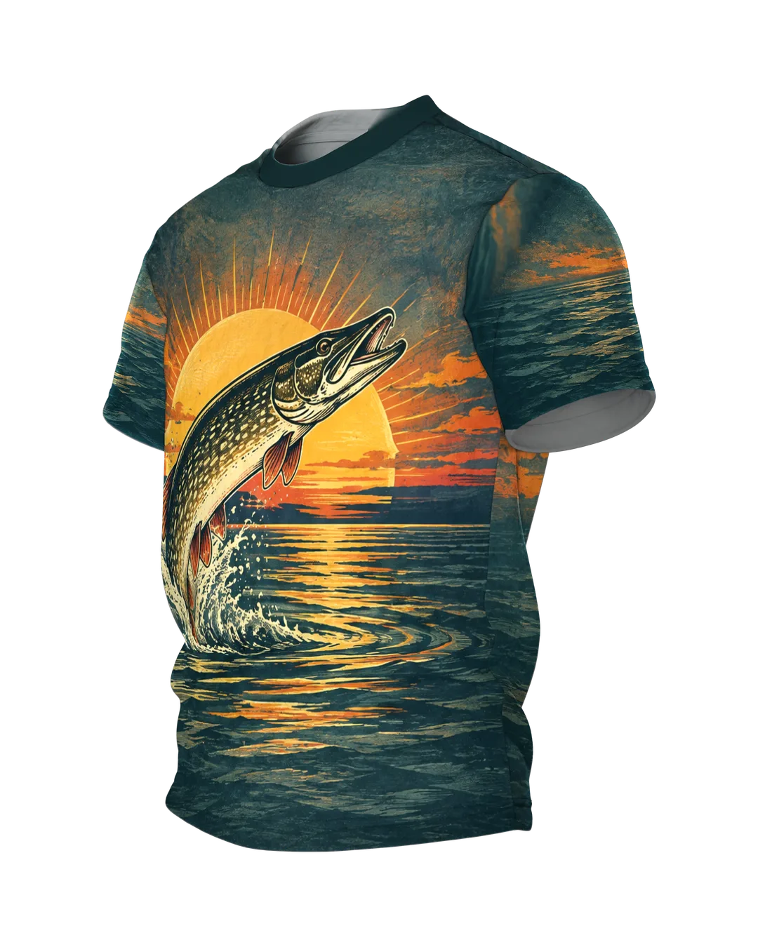 Unikat Design T-Shirt, Premium Unikat, Seitenansicht rechts