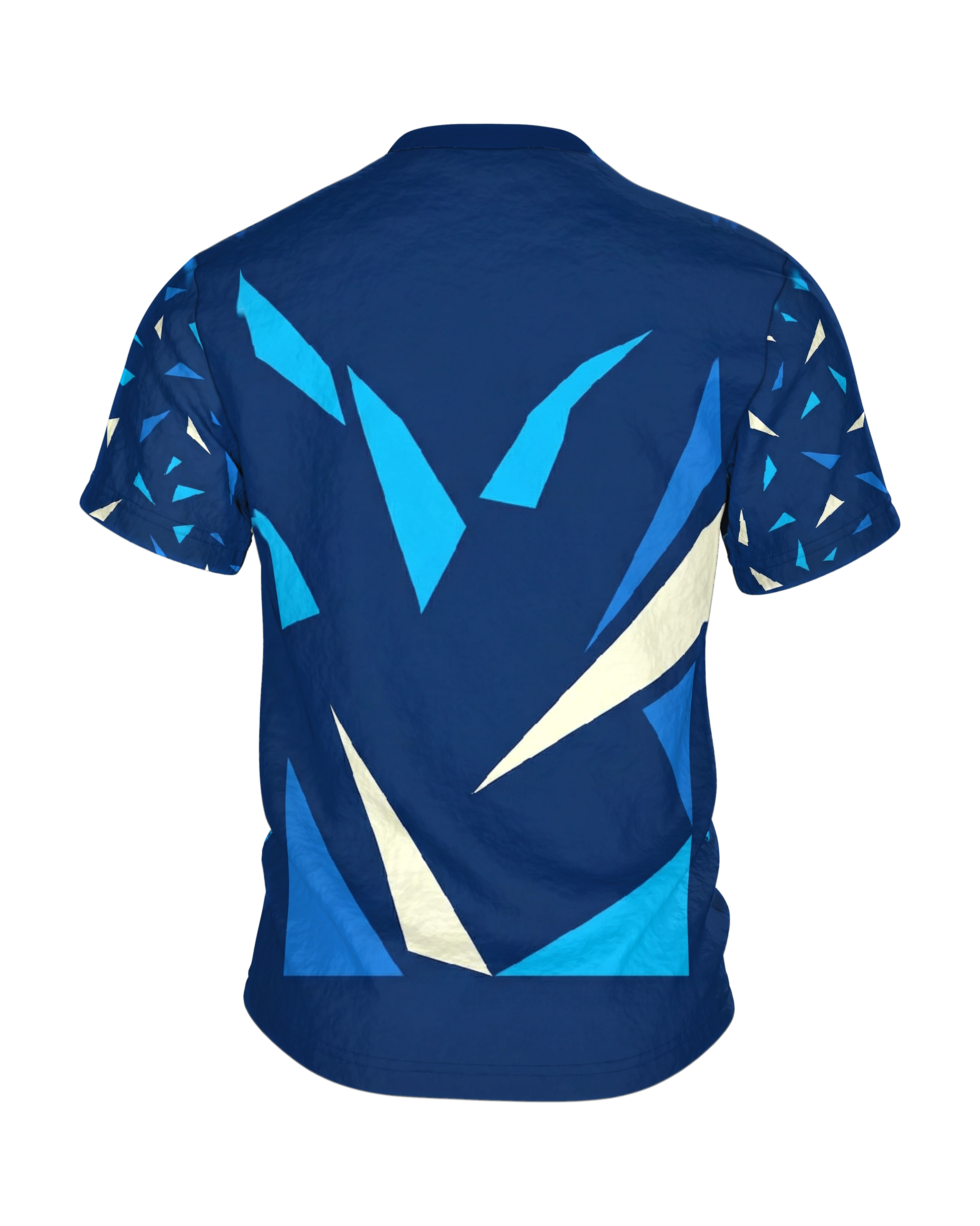 Geometrischer Adler & Bär T-Shirt: Low-Poly Art, Rückseite