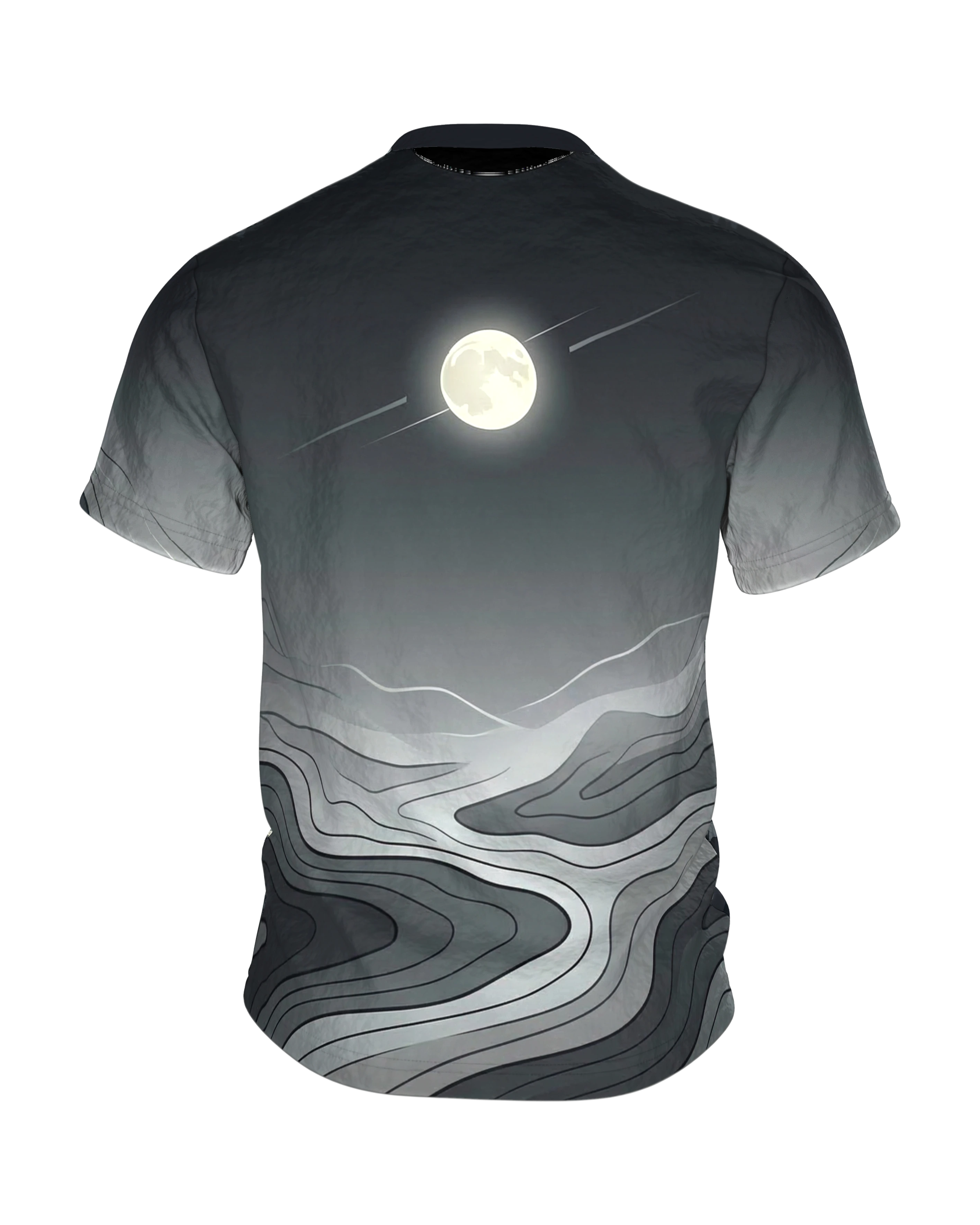 wolf: Premium T-Shirt, Rückseite
